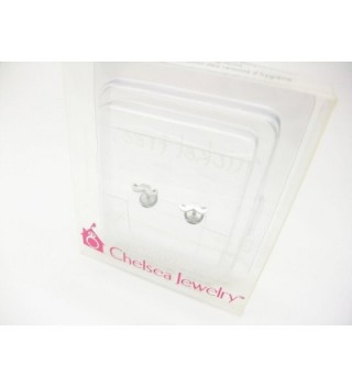 Chelsea Jewelry Collections Moustache screw back in Women's Stud Earrings