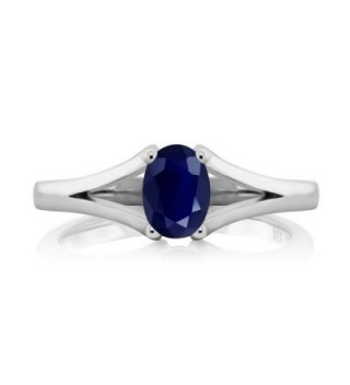 Sapphire Gemstone Birthstone Sterling Solitaire