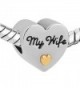 LovelyJewelry Heart Charm Charms Bracelet