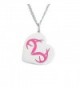 Realtree Ladies Antler & Heart Pink Pendant Necklace- Licensed and Authentic - CK12089LHQZ