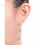 Sterling Cultured Freshwater Aquamarine Earrings in Women's Drop & Dangle Earrings