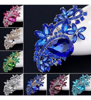 Bai You Mei Waterdrop Rhinestone in Women's Brooches & Pins