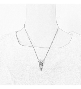 JJG Vintage Antiqued Necklace Stainless in Women's Pendants