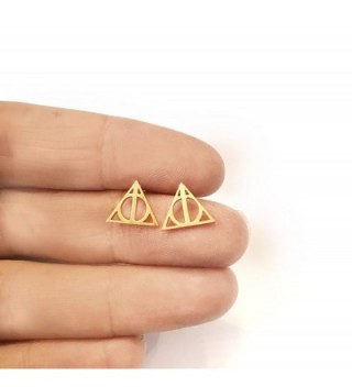 Altitude Boutique Geometric Triangle Earrings in Women's Stud Earrings