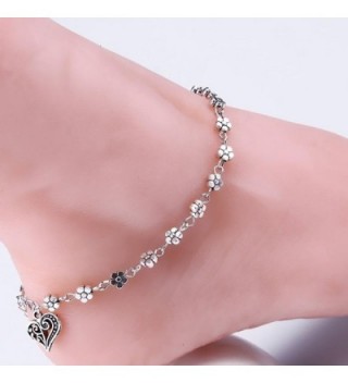 Tenworld Silver Anklet Bracelet Barefoot