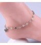 Tenworld Silver Anklet Bracelet Barefoot in Women's Anklets