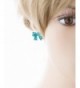 Fashion Crystal Pave Ribbon Earrings in Women's Stud Earrings