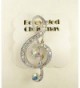 Bejeweled Christmas Silvertone Borealis 121 in Women's Brooches & Pins