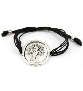 Tree of Life Seed of Faith Sealing Wax Antique Finish Adjustable Friendship Bracelet by Jewelry Nexus - CE11FIUL1C5