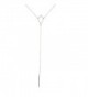 Lux Accessories Geo Kite Style Pave Sexy Y Necklace. - CF11WNX48PH