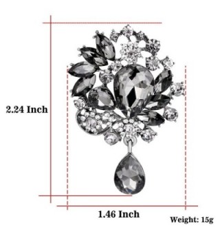 Rhinestone Covered Brooch Clothes Scarves