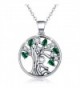 BAMOER Sterling Pendant Necklace Zirconia - Color 1 - CZ1802AO2SI