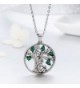 BAMOER Sterling Pendant Necklace Zirconia in Women's Chain Necklaces