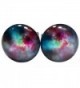 Galaxy Universe Space Unisex Mens Womens Stainless Steel Stud Earrings (9.5 Millimeters) - CW11S450J1F