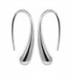 Teardrop Earring 925 Fashion Classic Sterling Silver Plated Water drop Earrings-Teardrop Earrings For Women - C512NFF8WZR