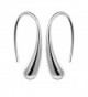Teardrop Earring 925 Fashion Classic Sterling Silver Plated Water drop Earrings-Teardrop Earrings For Women - C512NFF8WZR