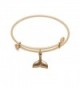 SOL 220053 Whale Tail- Bangle Antique Gold Color Finish - C811J6WUL3L