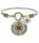 Custom Enjoy the Journey Silver Gold Bracelet Jewelry Graduation Initial Family - CZ182I80WDW