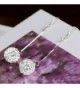 Jiayiqi Earrings Charming Silver Dangle in Women's Drop & Dangle Earrings