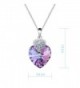 Pendant Necklace Swarovski Elements Crystal