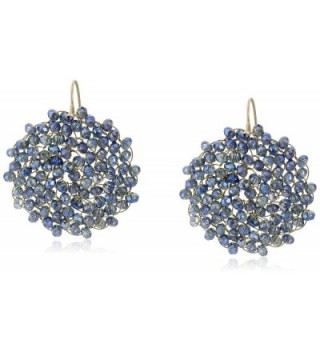 Kenneth Cole New York "Woven" Woven Faceted Bead Round Drop Earrings - CZ11EQIRGVF