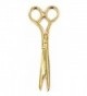 PinMart's Gold Scissors Hair Stylist Salon Lapel Pin - CG110T80UEL