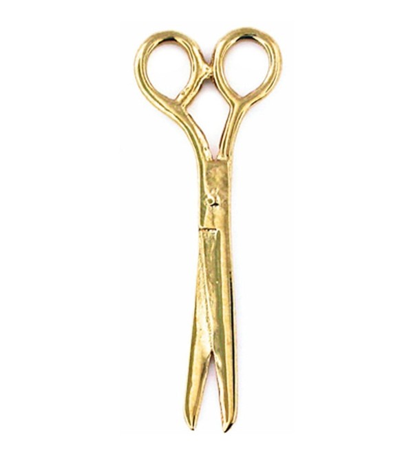 PinMart's Gold Scissors Hair Stylist Salon Lapel Pin - CG110T80UEL