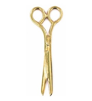 PinMart's Gold Scissors Hair Stylist Salon Lapel Pin - CG110T80UEL