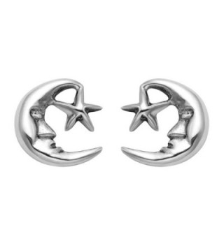 Small Sterling Silver Crescent Earrings