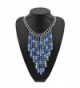 Fashion Pendant Collar Necklace NK 10346 royalblue