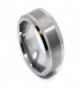 9mm Solid Tungsten Great Satin Center Ring Wedding Band (Size 7-17) - CN116NK1Y35