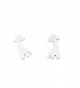 Hypoallergenic Plastic Post Heart Stud Earrings