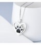 Sterling Silver Puppy Pendant Necklace