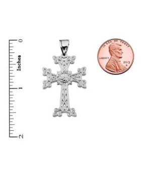 Sterling Eternity Khachkar Armenian Pendant