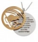 R H Jewelry Stainless Sentiment Necklace
