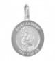 Sterling Silver Anthony Medal Necklace in Women's Pendants