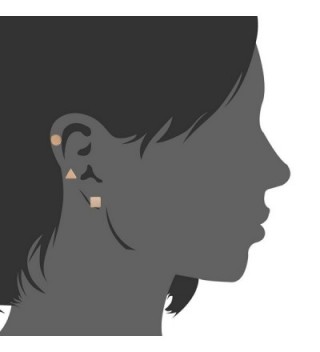 Lureme Stainless Triangle Earrings er005602 2 in Women's Stud Earrings