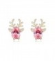 Crystal Diamond Christmas Earrings SWAROVSKI - Pink - CT11I4LE4B5