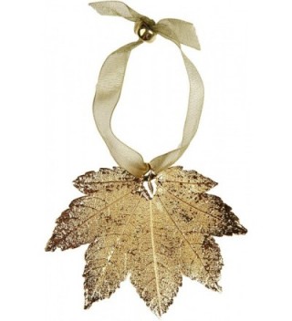 Leaf Ornament - Full Moon Maple- Gold-plated. Real Leaf! - CY126V2V619