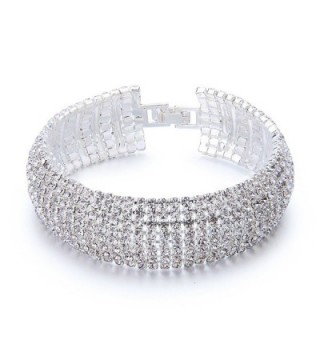 YUXI Rhinestone Bracelet Austrian Bracelets - CL182YM9NTT