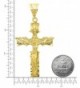 Crowned Crucifix Pendant Microfiber Polishing