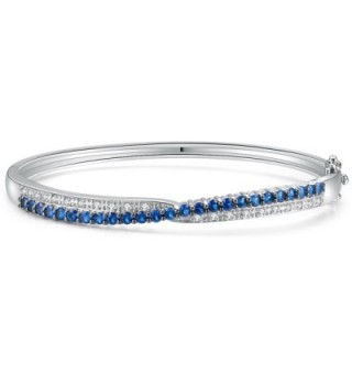 Foruiston Crossover Zirconia Sapphire Bracelet