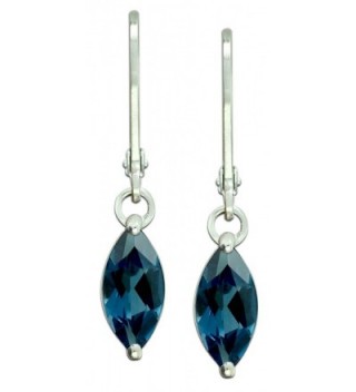 Sterling Earrings GENUINE RHODIUM PLATED DANGLING