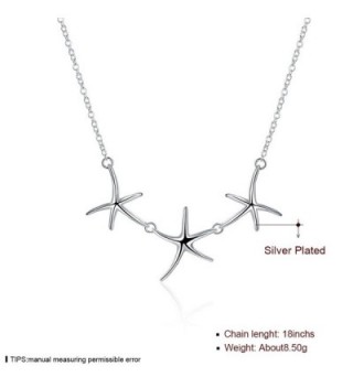 Ekavtor Starfish Neutral Pendant Necklace in Women's Pendants