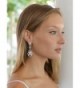 Mariell Teardrop Chandelier Earrings Bridesmaids