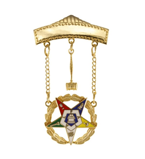 Order of the Eastern Star OES Past Matron 2 Inch Tall Jewel with Safety Clutch - CA11DETIZS5