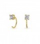 Bling Jewelry Plated Threader Earrings