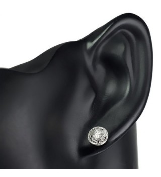 Oxidized Sterling Silver Little Earrings in Women's Stud Earrings