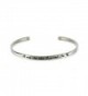 Stainless Steel Footprints In The Sand Cuff Bracelet - CL111TCDN9P