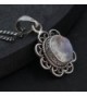 Luna Azure Moonstone Sterling Necklace